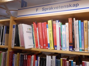 I love svenska på Umeå stadsbibliotek